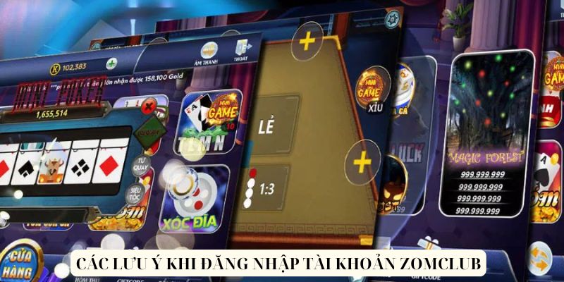 Các lỗi hay gặp khi đăng nhập Zomclub